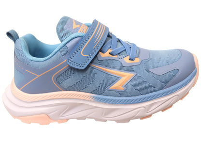 Sfida Dash Kids Girls Comfortable Adjustable Strap Athletic Shoes