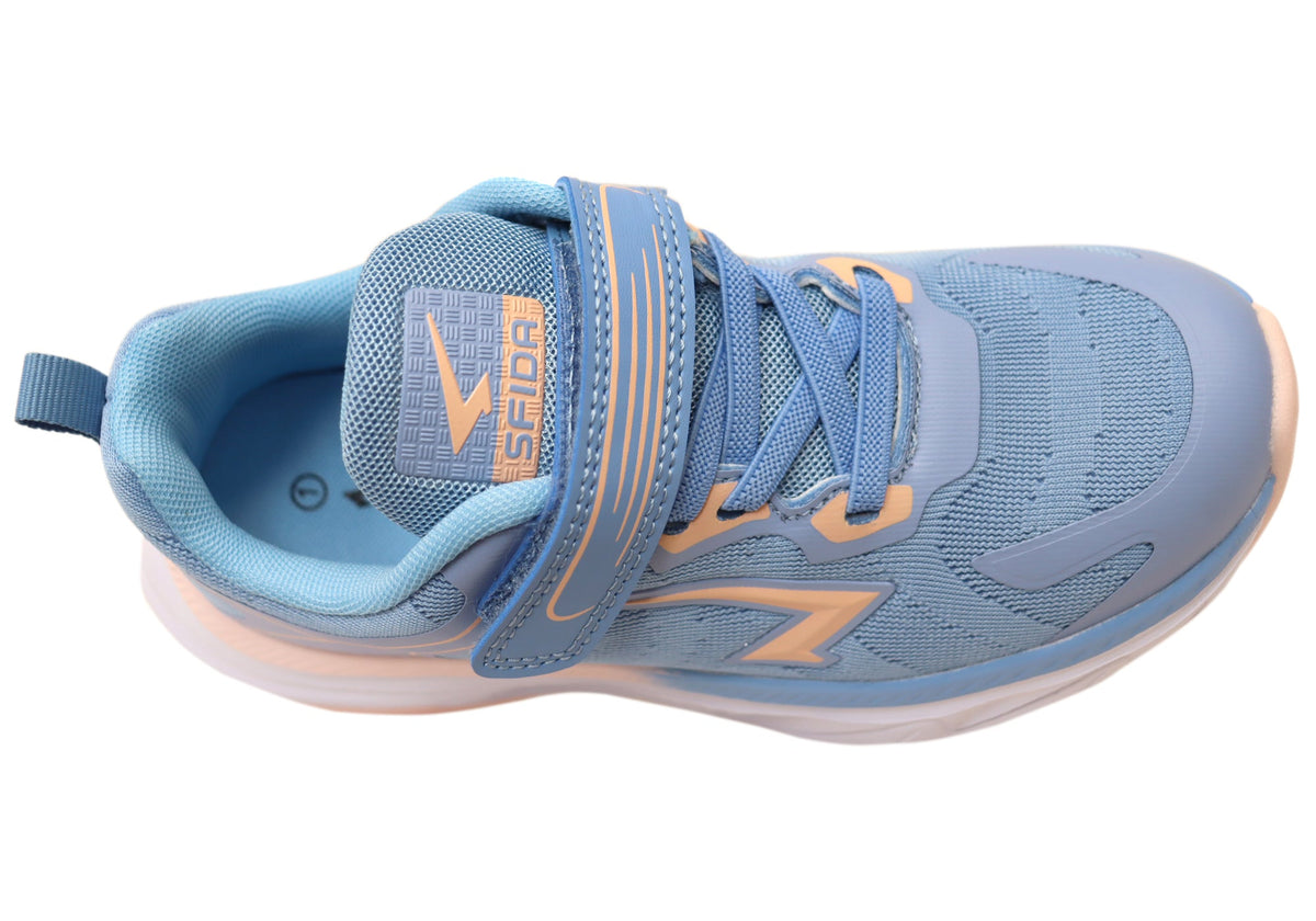 Sfida Dash Kids Girls Comfortable Adjustable Strap Athletic Shoes