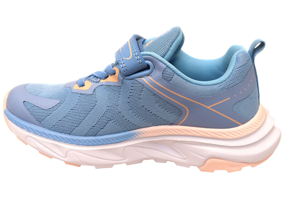 Sfida Dash Kids Girls Comfortable Adjustable Strap Athletic Shoes
