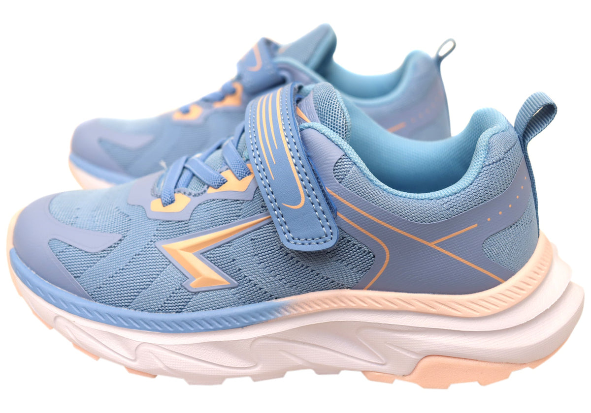 Sfida Dash Kids Girls Comfortable Adjustable Strap Athletic Shoes
