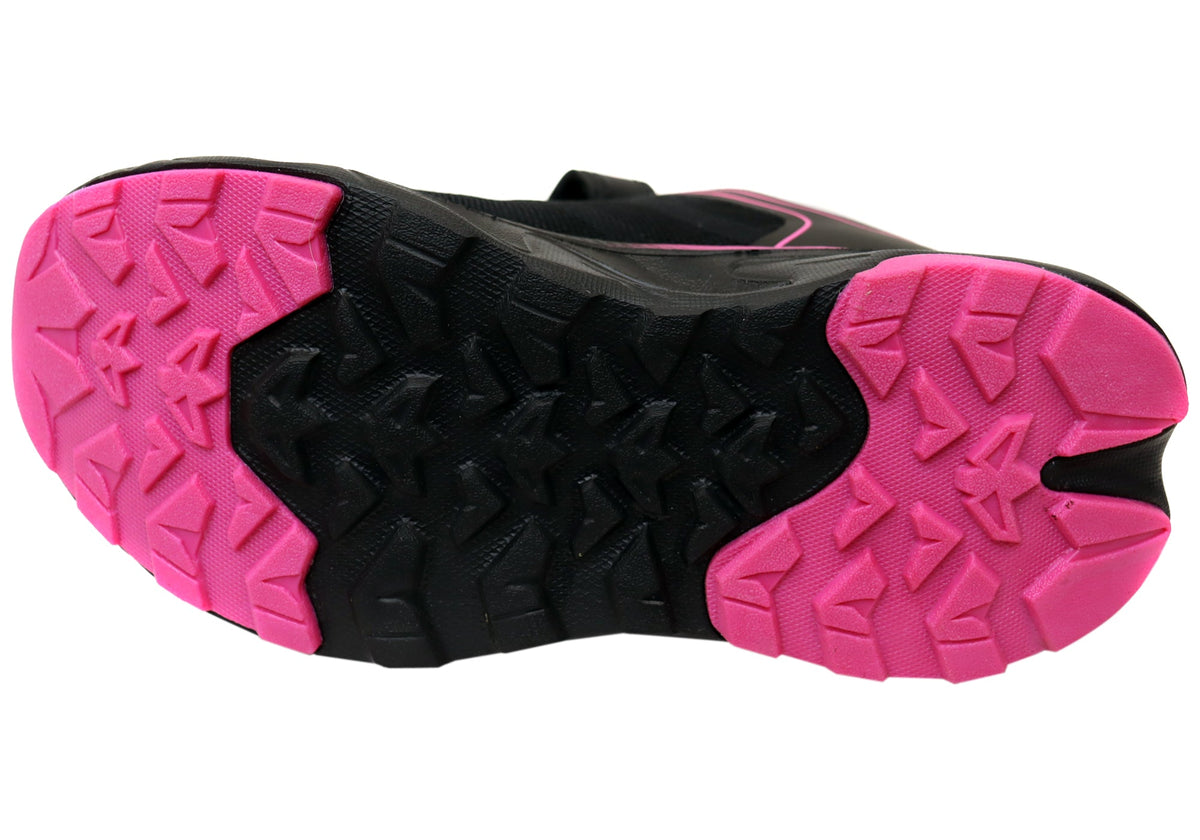 Sfida Dash Kids Girls Comfortable Adjustable Strap Athletic Shoes