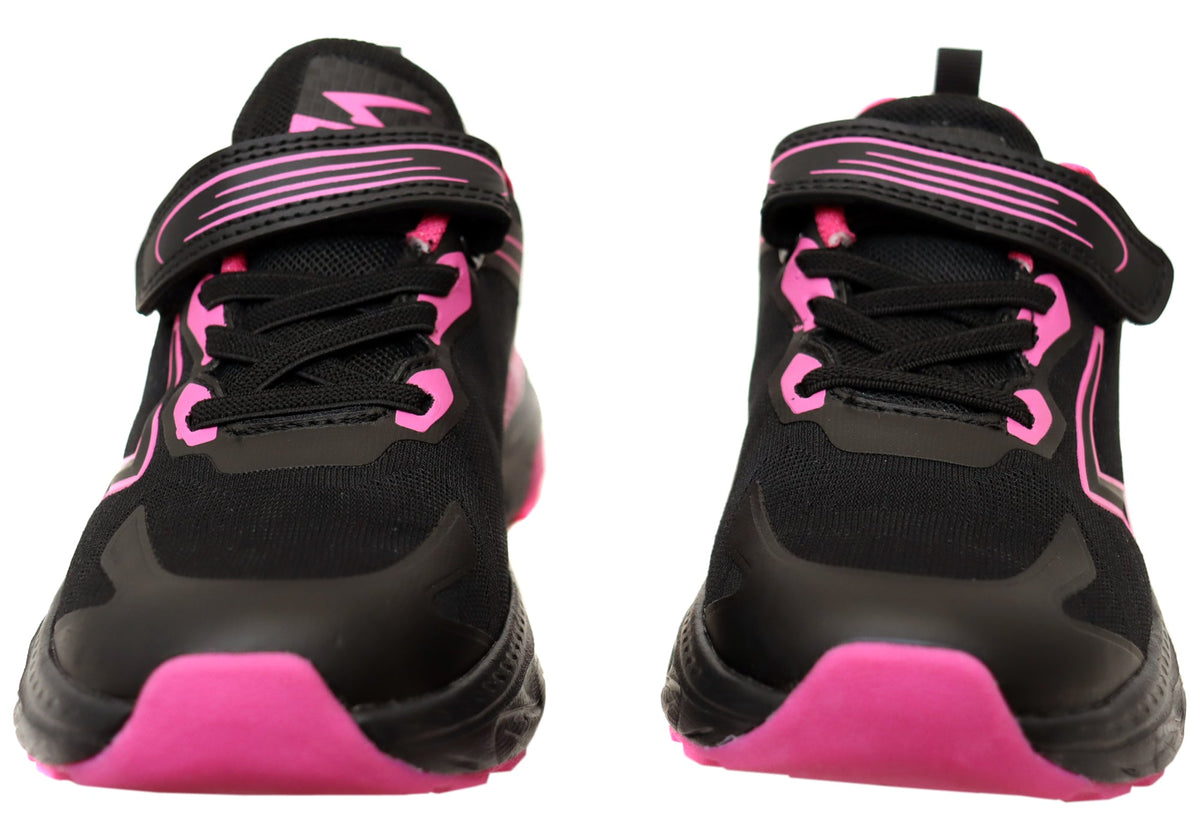 Sfida Dash Kids Girls Comfortable Adjustable Strap Athletic Shoes