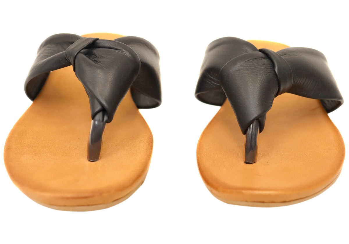 Orizonte Smilestep Womens Comfortable European Leather Thongs Sandals