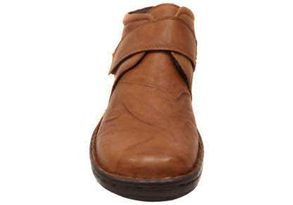 Cabello Comfort 5240-27 Womens Wide Fit Comfortable Leather Boots