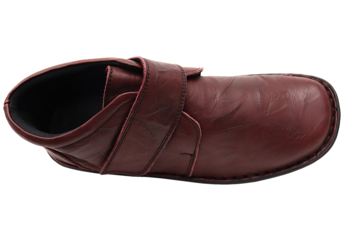 Cabello Comfort 5240-27 Womens Wide Fit Comfortable Leather Boots
