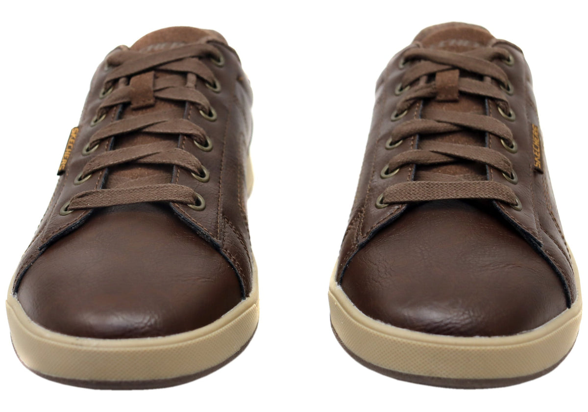 Skechers Mens Cavell Hensley Comfortable Lace Up Casual Shoes