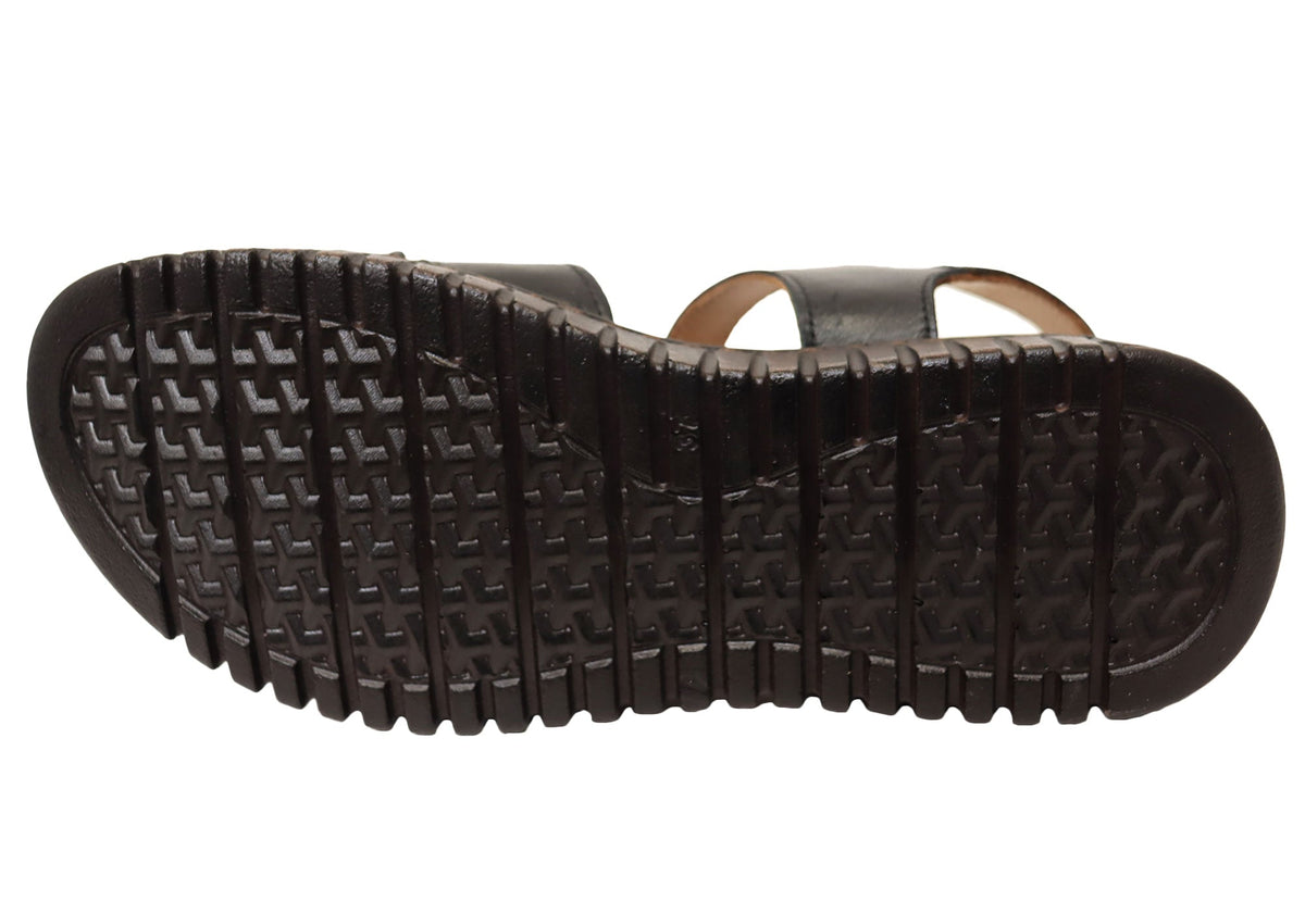 Orizonte Breezewalk Womens Comfortable European Leather Sandals