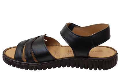 Orizonte Breezewalk Womens Comfortable European Leather Sandals