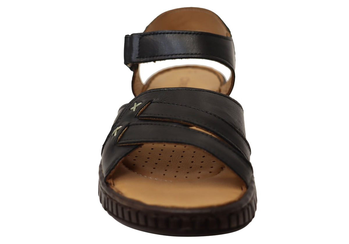 Orizonte Breezewalk Womens Comfortable European Leather Sandals