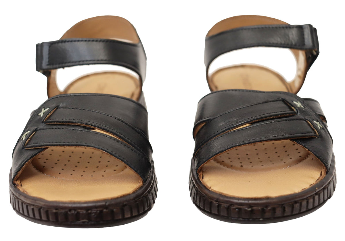 Orizonte Breezewalk Womens Comfortable European Leather Sandals