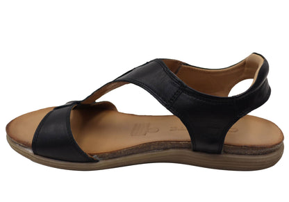 Orizonte Sienastep Womens Comfortable European Leather Sandals