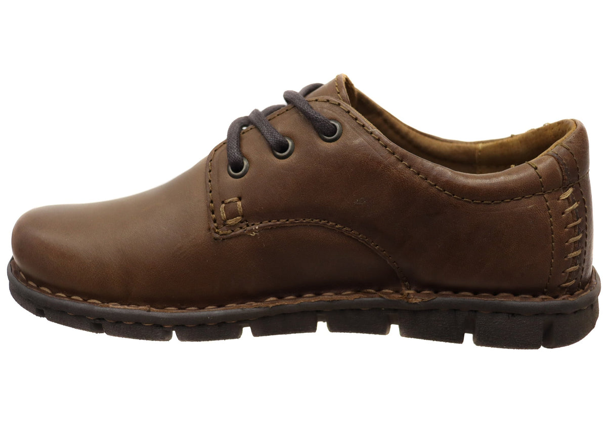 Born Mens Soledad Leather Comfortable Lace Up Shoes
