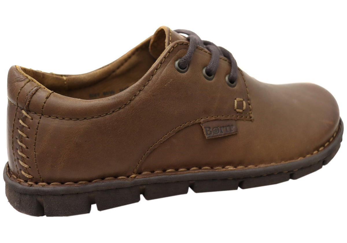 Born Mens Soledad Leather Comfortable Lace Up Shoes