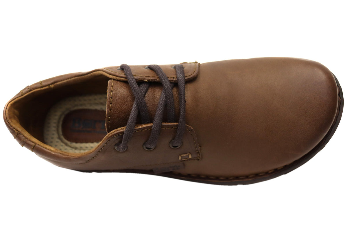 Born Mens Soledad Leather Comfortable Lace Up Shoes