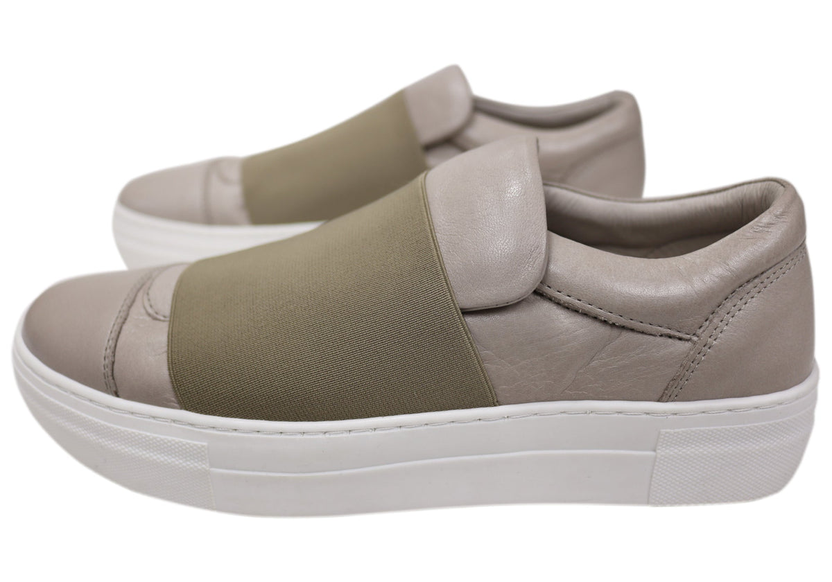 Orizonte Brig Womens Comfortable Slip On Leather Shoes