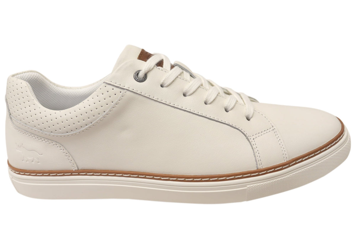 Wild Rhino Bolton Mens Comfortable Leather Lace Up Casual Shoes
