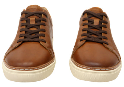 Wild Rhino Bolton Mens Comfortable Leather Lace Up Casual Shoes