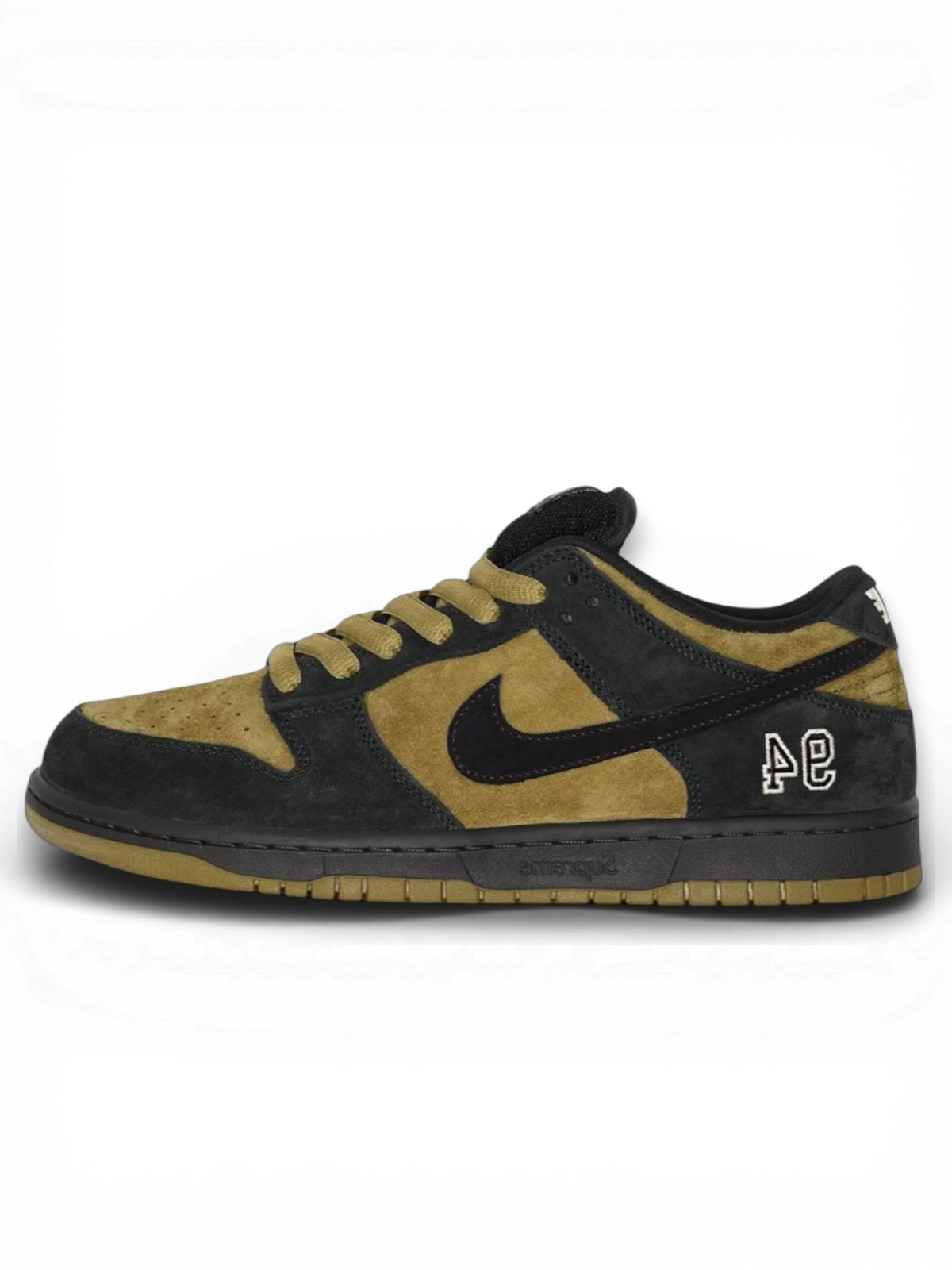 Supreme® Nike SB Dunk Low Camper Green