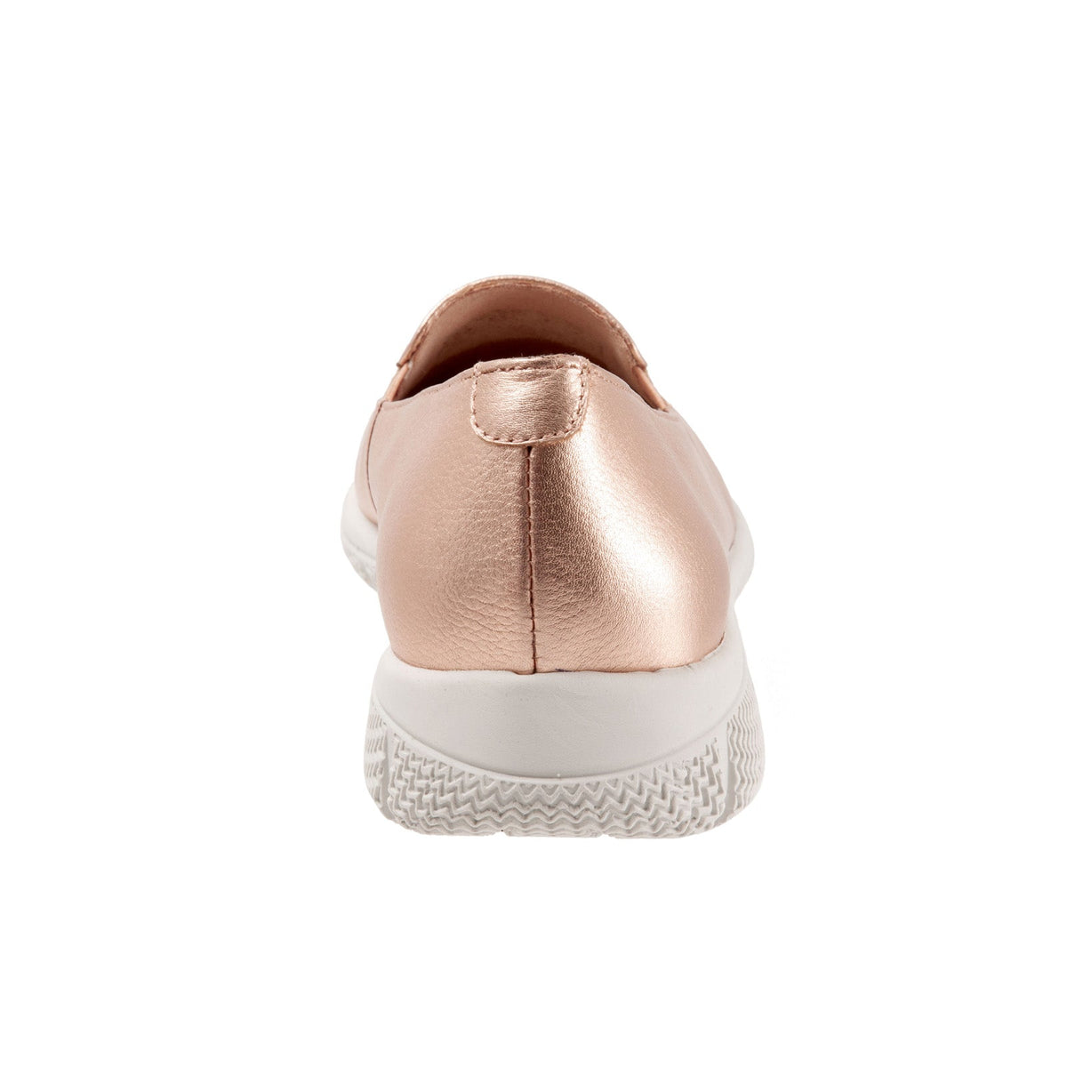 Trotters Universal T2110-720 Womens Gold Narrow Leather Loafer Flats Shoes