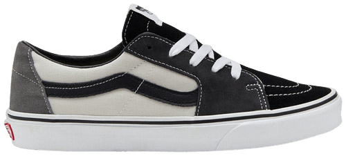 Vans Men's Low Sneakers, Black / White / Grey, VN0A4UUKB7L