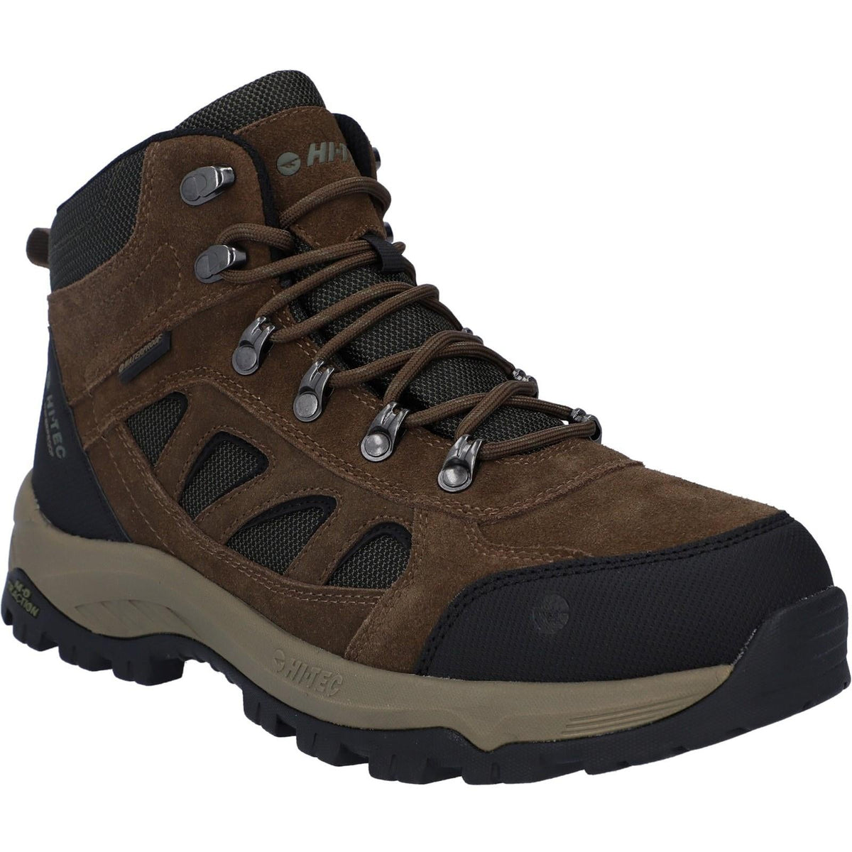 Men's Wide Fit Hi-Tec Bandera Expedition Mid Hiking Waterproof Boots
